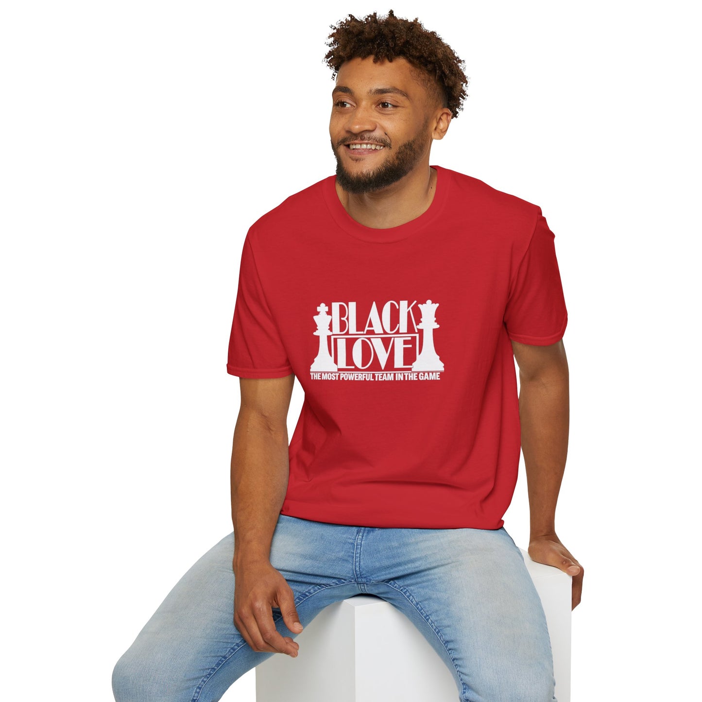Black Love Chess Tee | "Black Love: A Most Powerful Team in the Game" Graphic T-Shirt