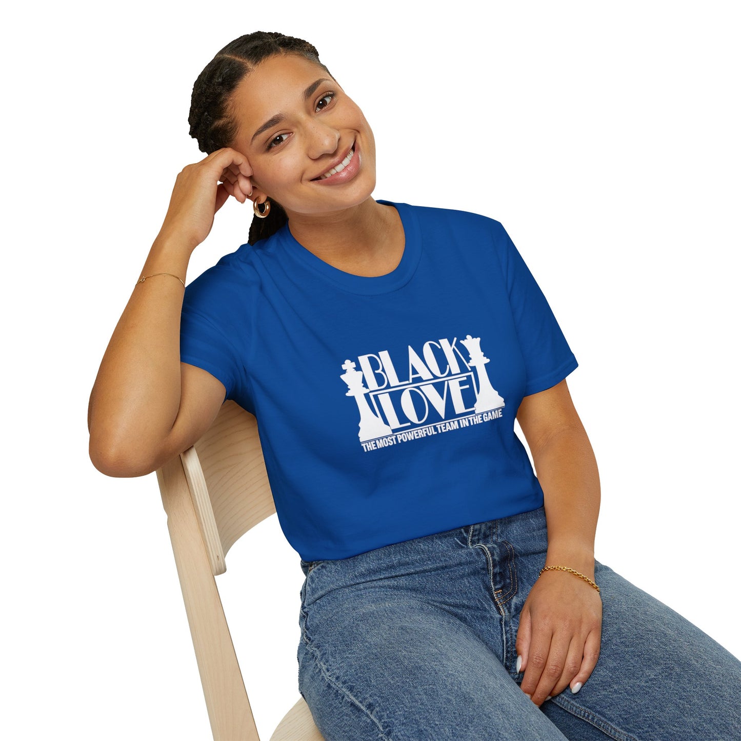Black Love Chess Tee | "Black Love: A Most Powerful Team in the Game" Graphic T-Shirt