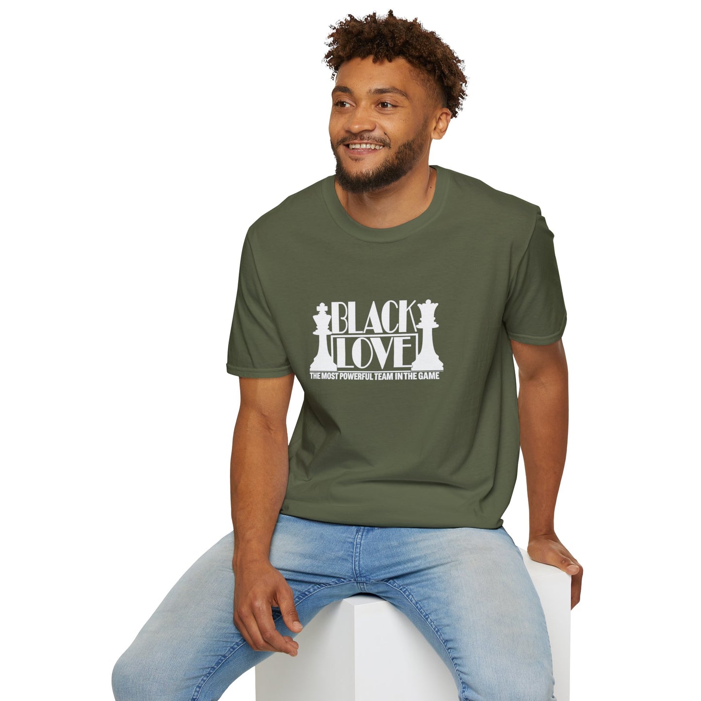 Black Love Chess Tee | "Black Love: A Most Powerful Team in the Game" Graphic T-Shirt