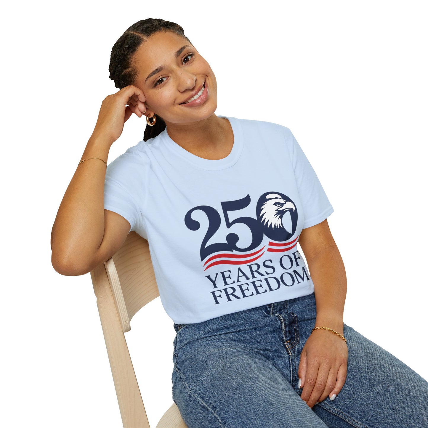 25 Years of Freedom Eagle T-Shirt | Patriotic Anniversary Tee