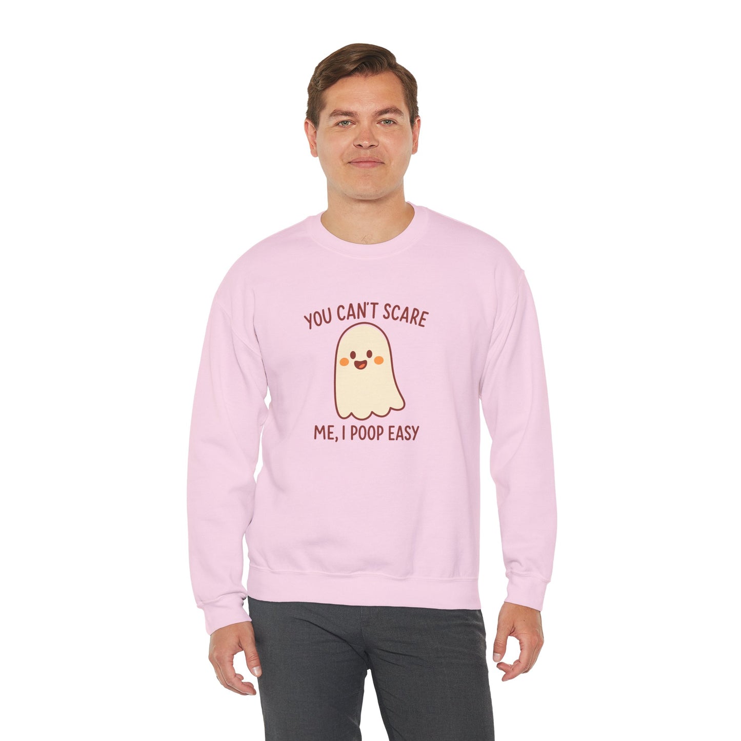 Funny Ghost Sweatshirt | Cozy Crewneck Pullover | Halloween Apparel | Unisex Casual Wear | Fall Pun