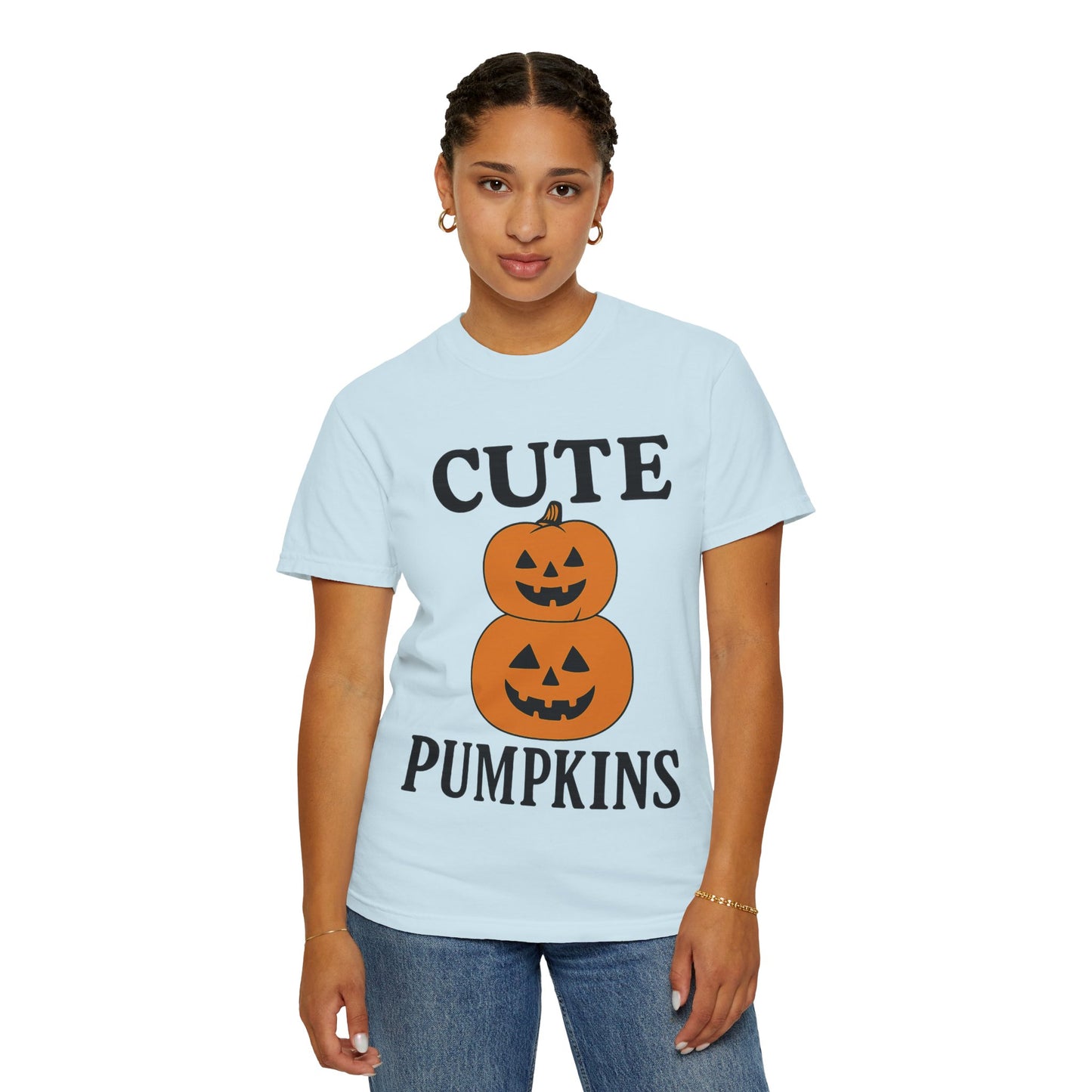 Cute Pumpkins Halloween T-Shirt – Funny Jack-O’-Lantern Graphic Tee for Men, Women & Kids