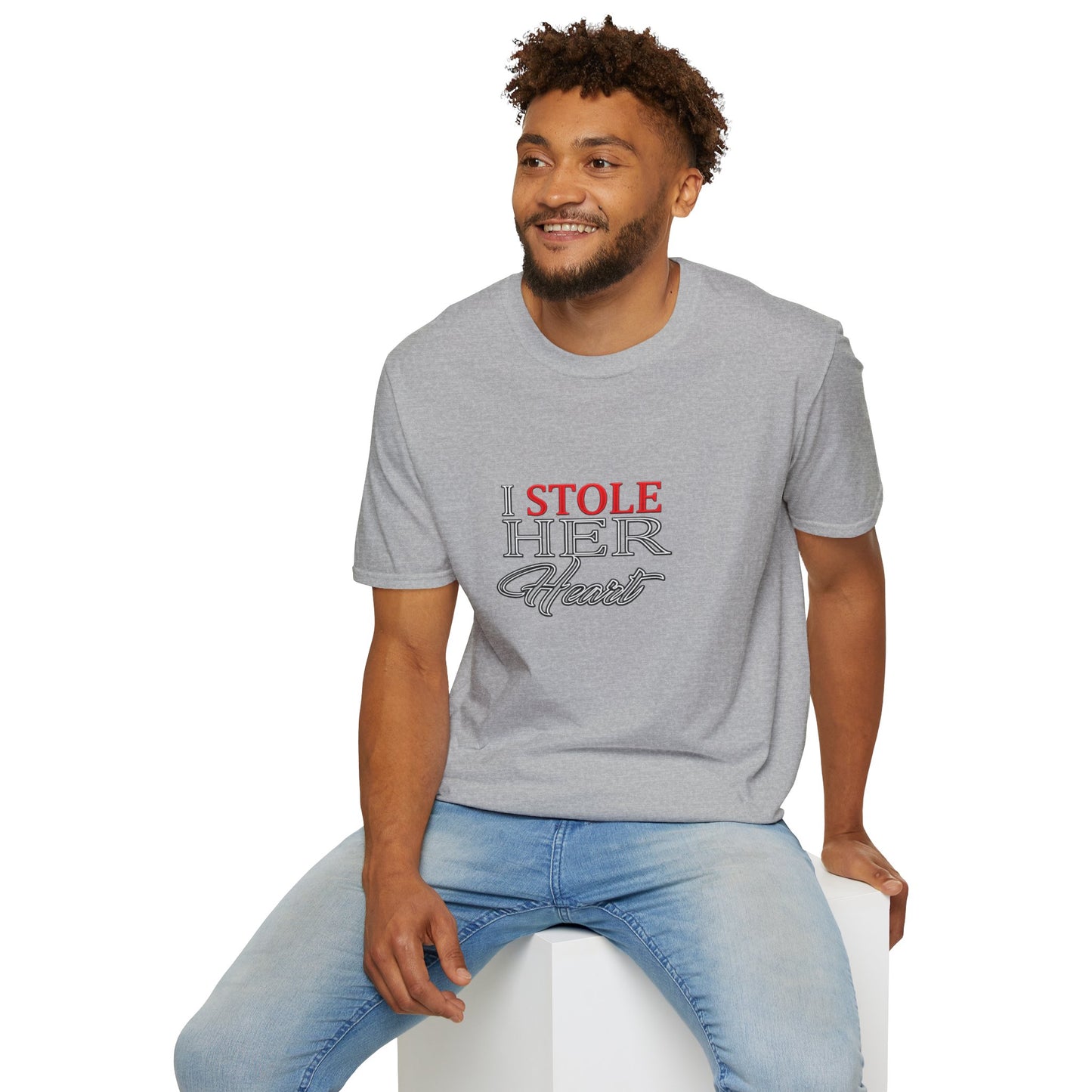 I Stole Her Heart T-Shirt — Romantic Couples Valentine Tee