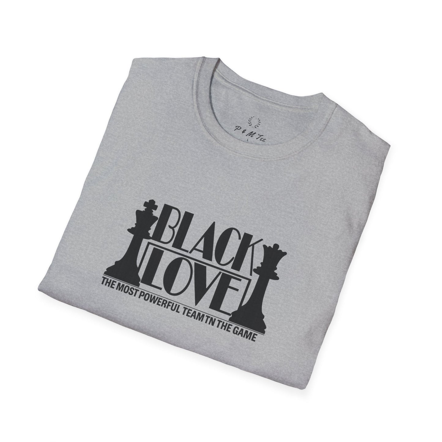 Black Love Chess Tee | "Black Love: A Most Powerful Team in the Game" Graphic T-Shirt