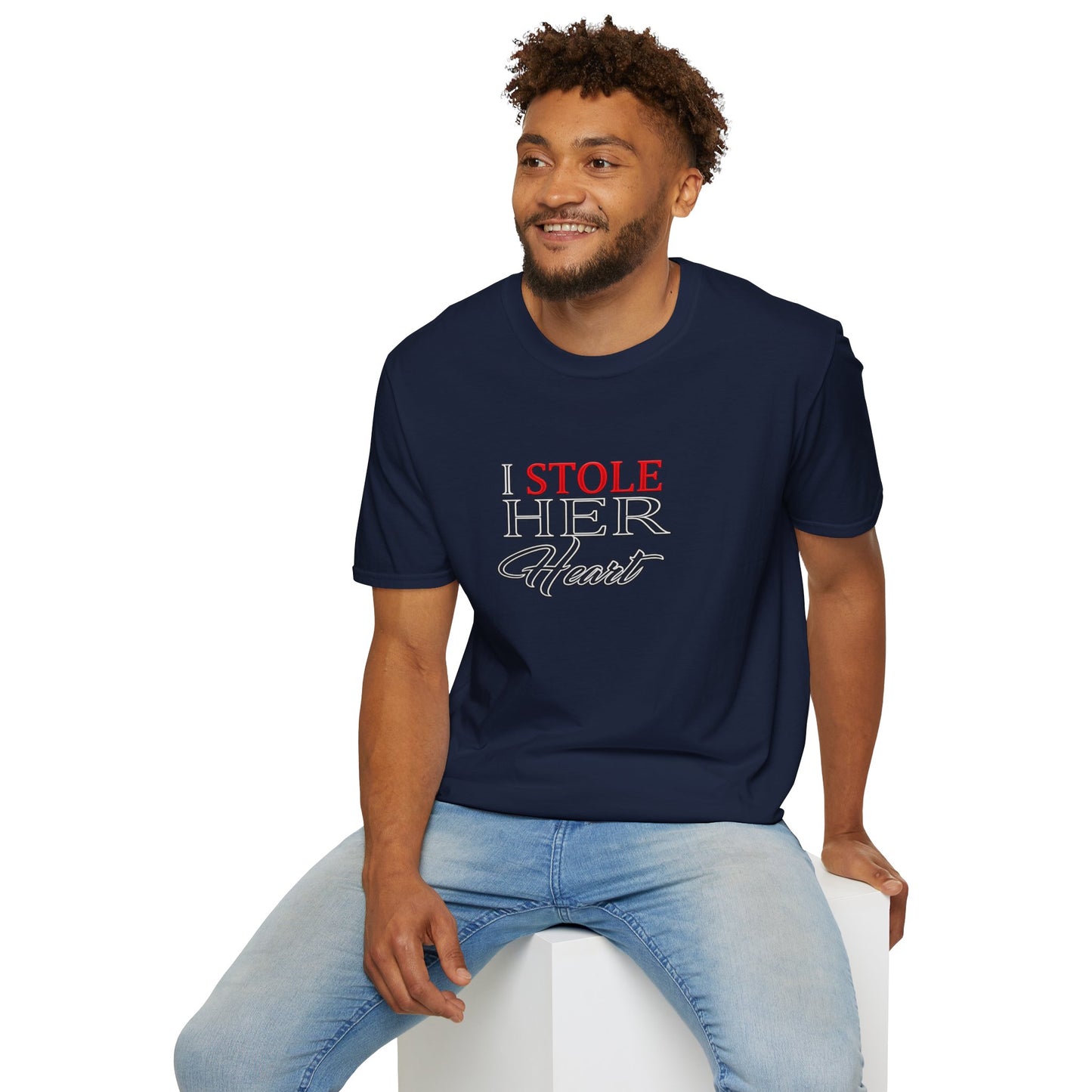 I Stole Her Heart T-Shirt — Romantic Couples Valentine Tee