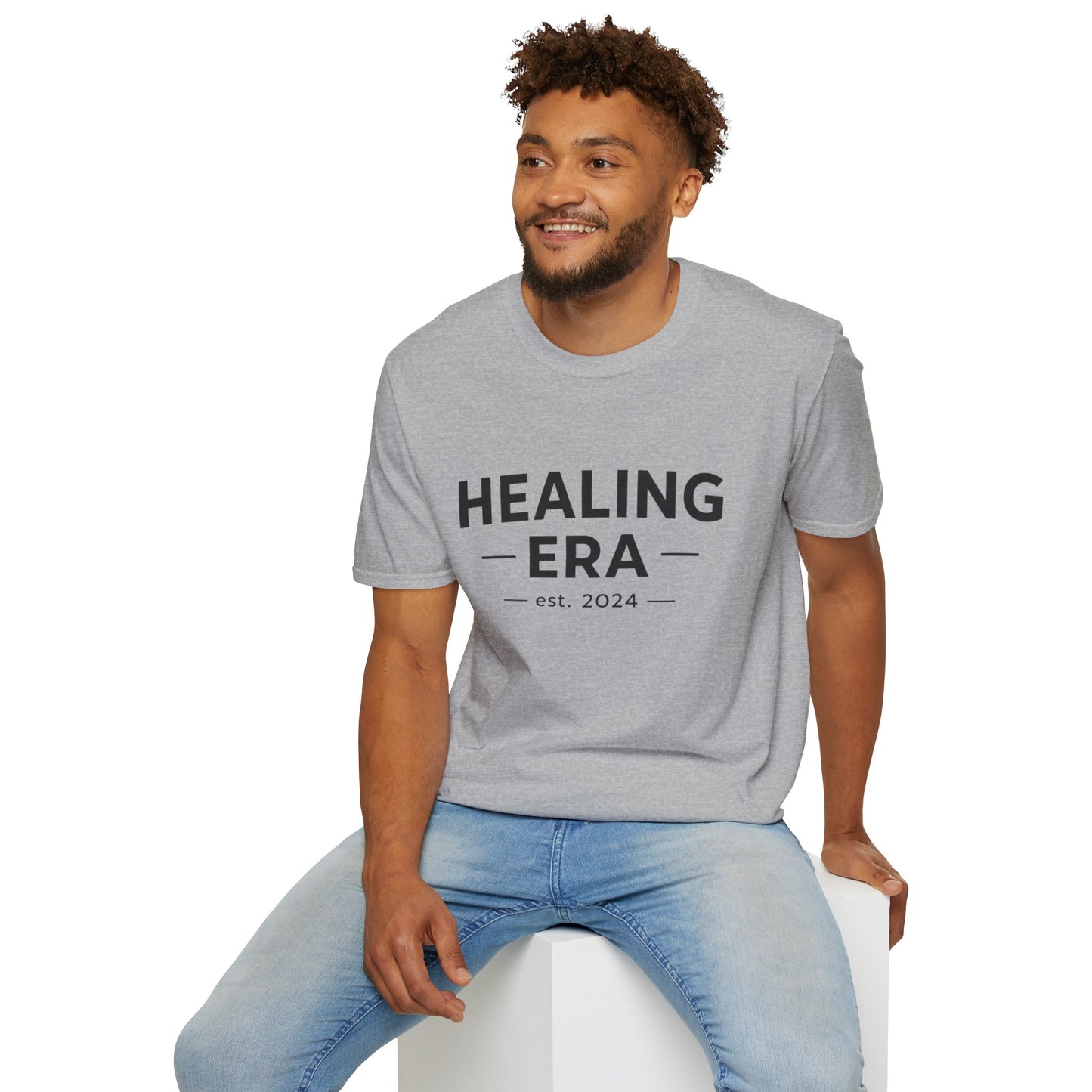Healing Era T-Shirt | “Healing Era Est. 2024” Minimal Wellness Tee