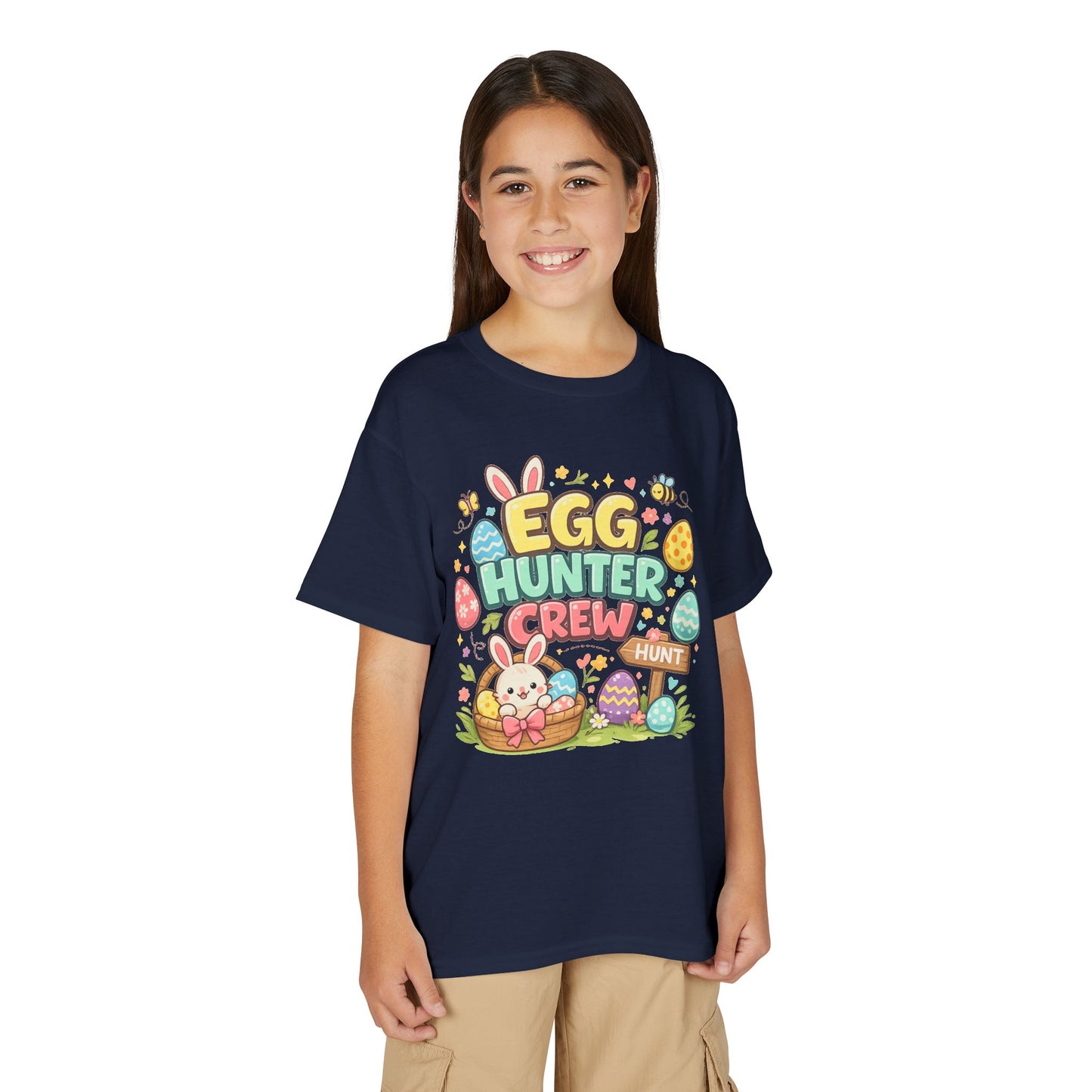 Egg Hunter Crew Youth T-Shirt — Kids Easter Bunny & Egg Hunt Tee
