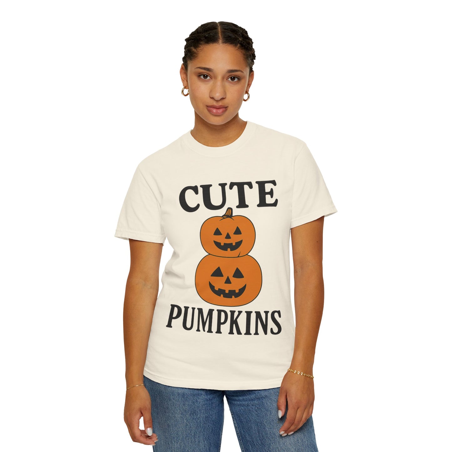 Cute Pumpkins Halloween T-Shirt – Funny Jack-O’-Lantern Graphic Tee for Men, Women & Kids
