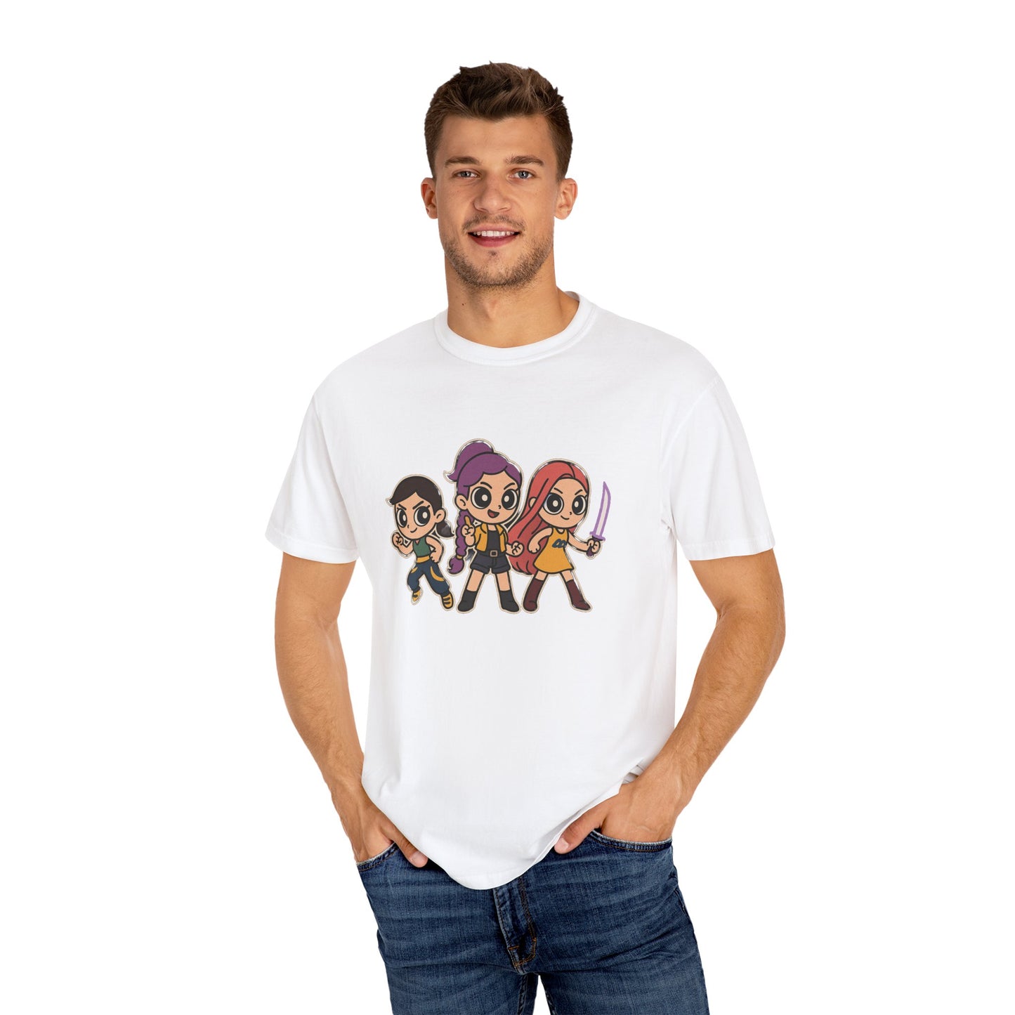 K-Pop Demon Hunters Cute Cartoon T-Shirt