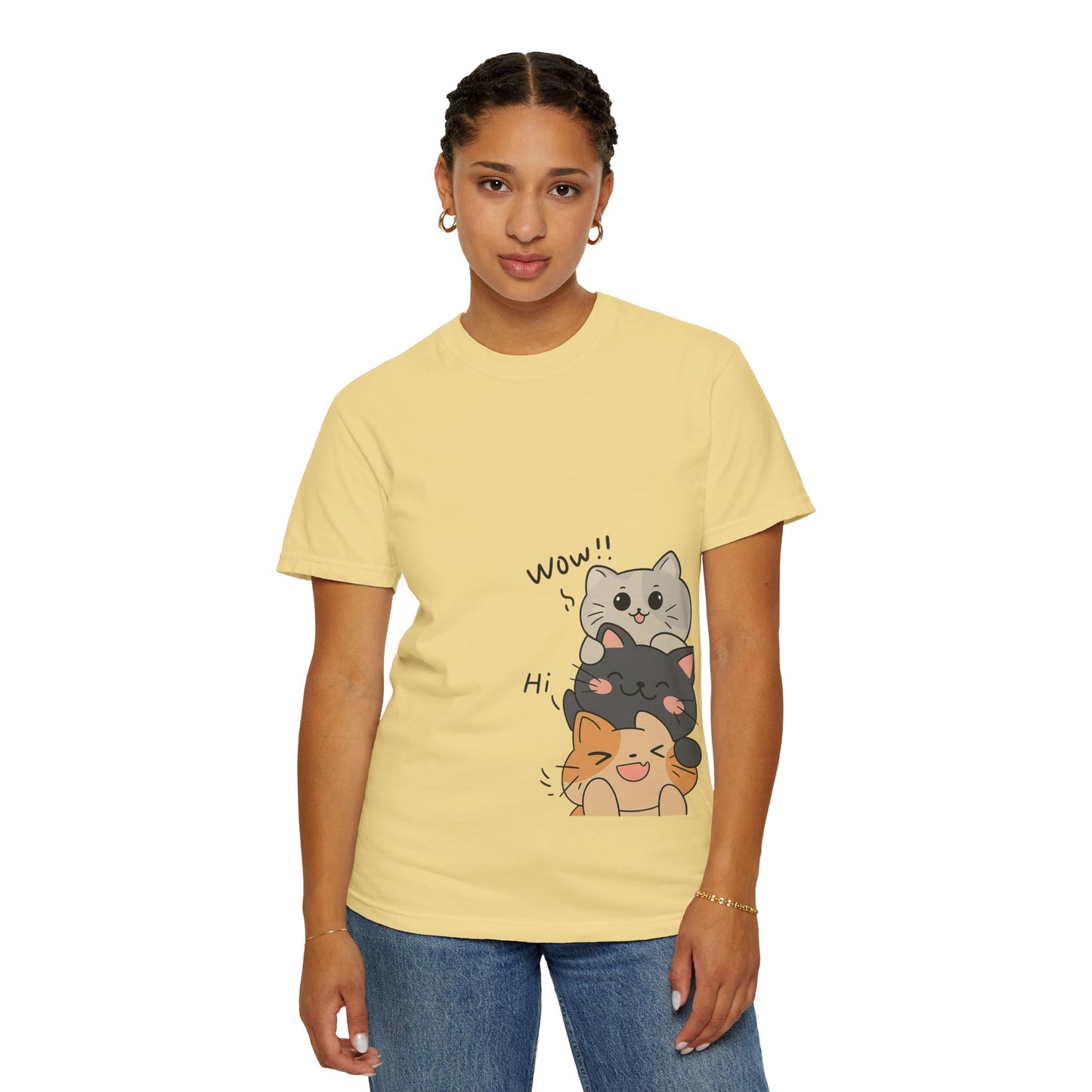 Cat Stack Unisex T-shirt for Cat Lovers