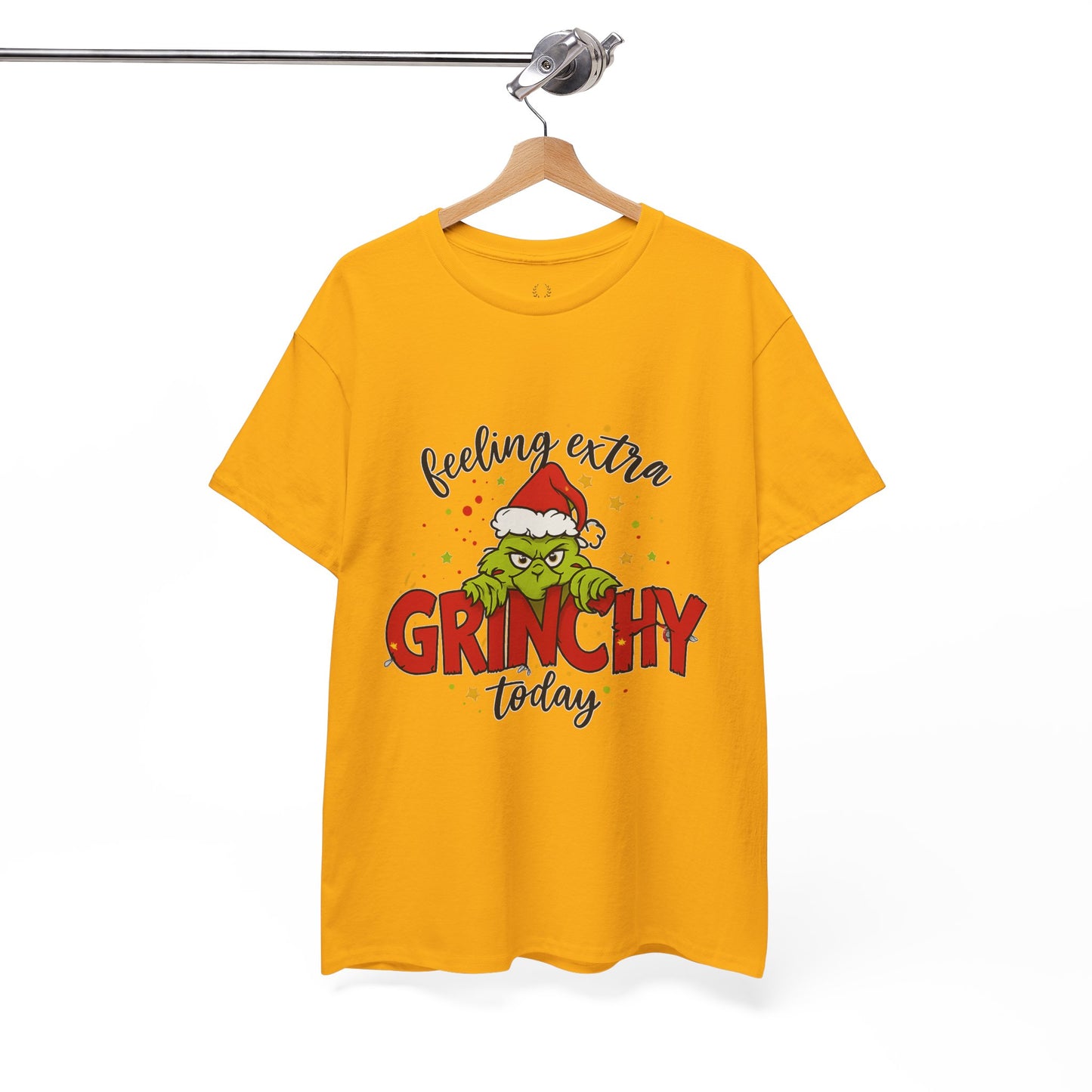 Grinch “Feeling Extra Grinchy Today” Christmas T-Shirt – Funny Holiday Tee