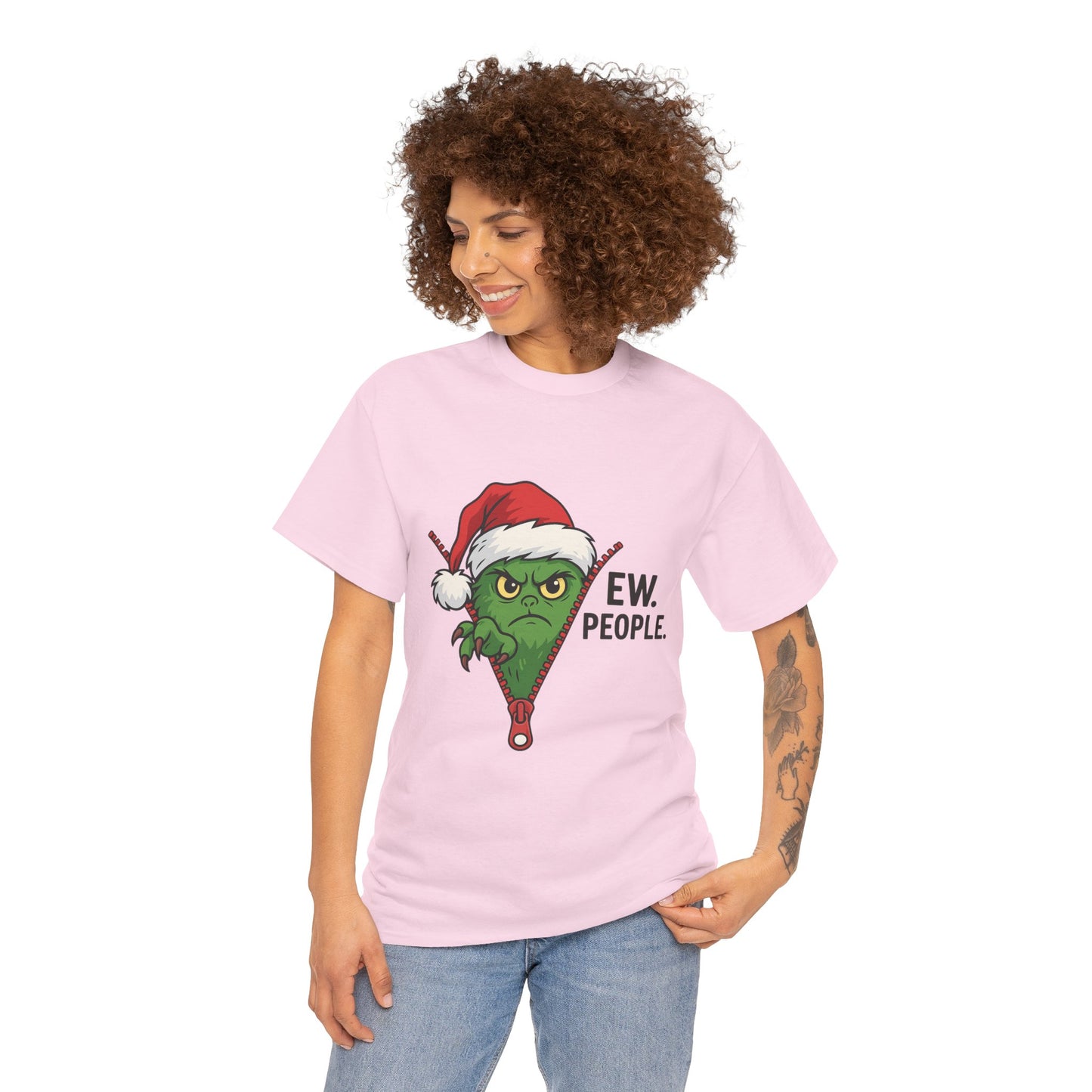 Grinch “Ew People” Christmas Sweatshirt – Funny Holiday Gift