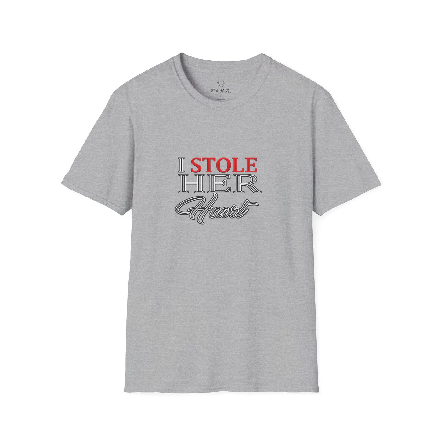 I Stole Her Heart T-Shirt — Romantic Couples Valentine Tee
