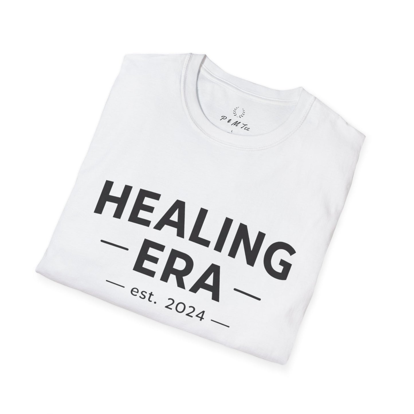 Healing Era T-Shirt | “Healing Era Est. 2024” Minimal Wellness Tee