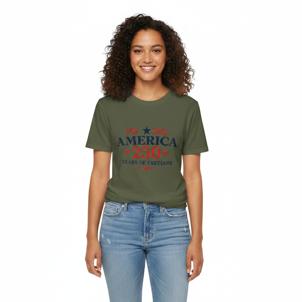 America 250 T-Shirt | 1776–2026 Years of Freedom Patriotic Tee