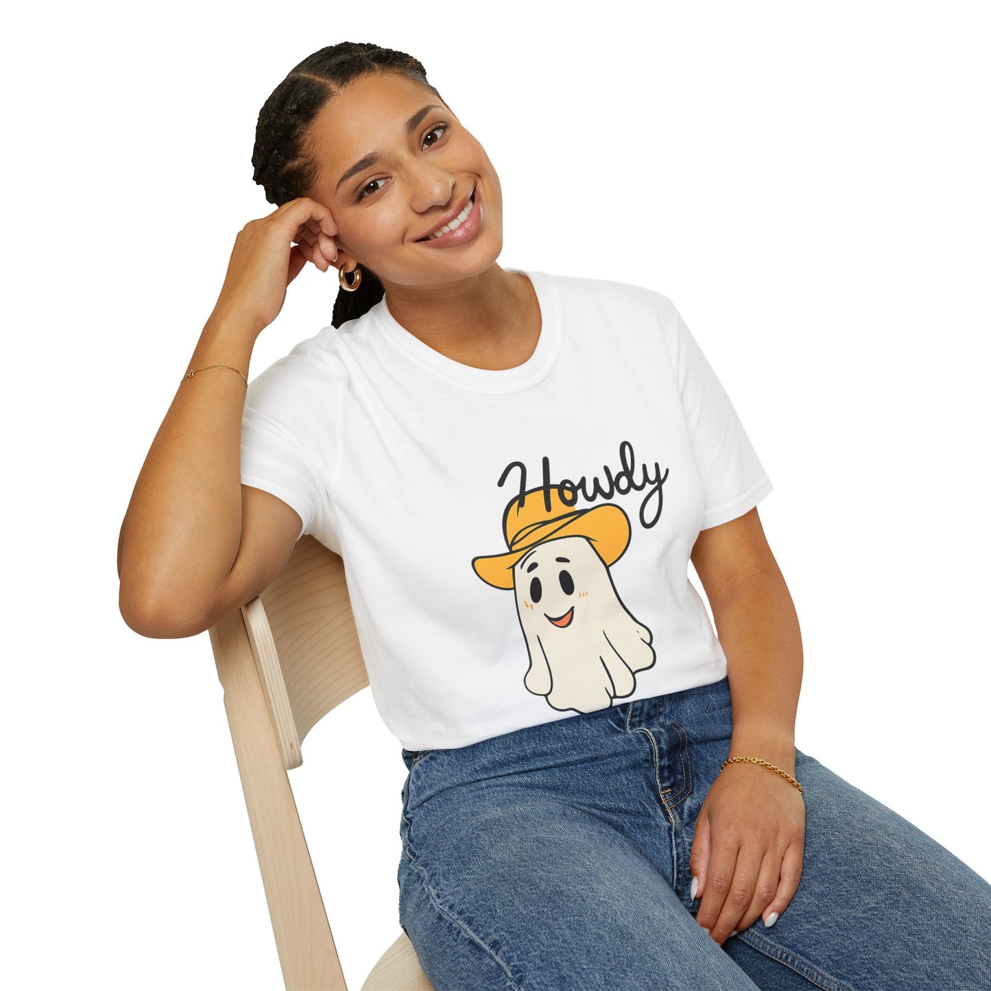 Howdy Shirt, use Howdy Cowboy Ghost T-Shirt – Cute Western Halloween Tee.