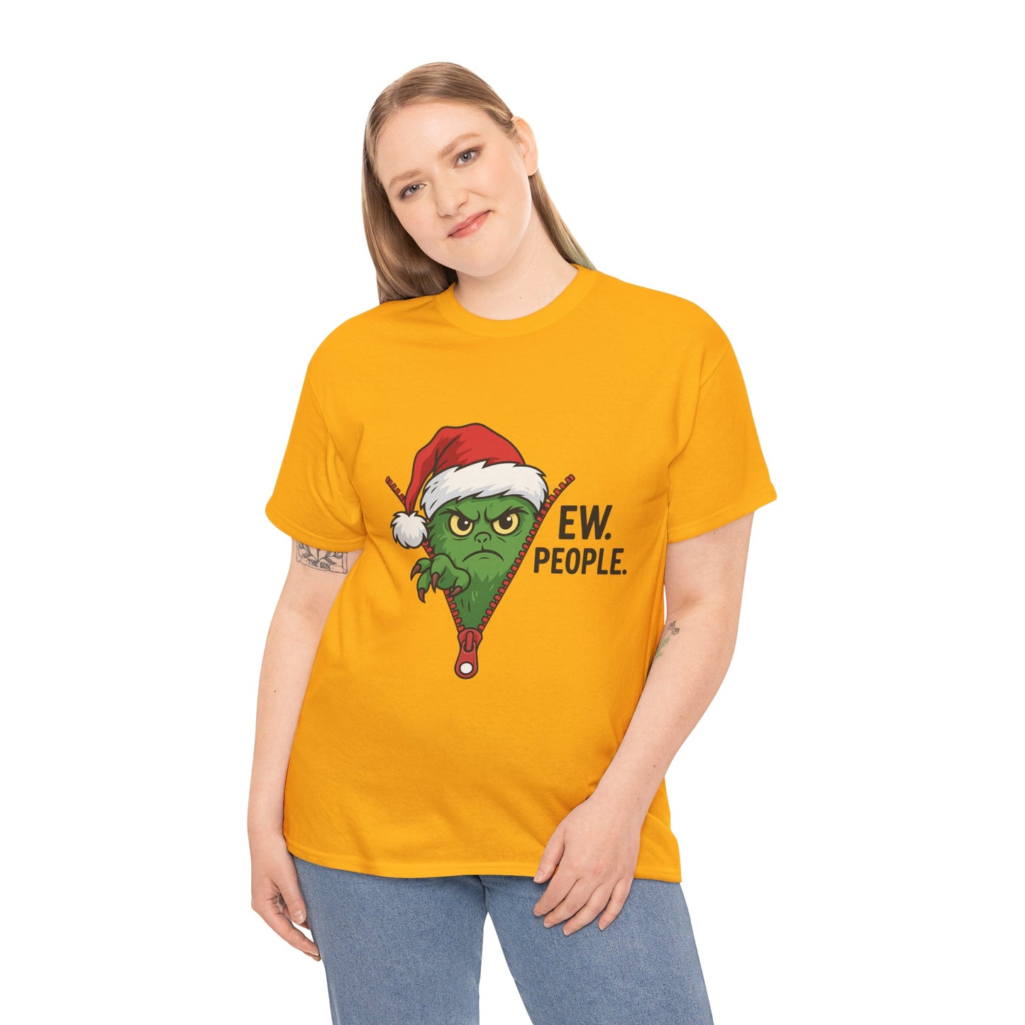 Grinch “Ew People” Christmas Sweatshirt – Funny Holiday Gift