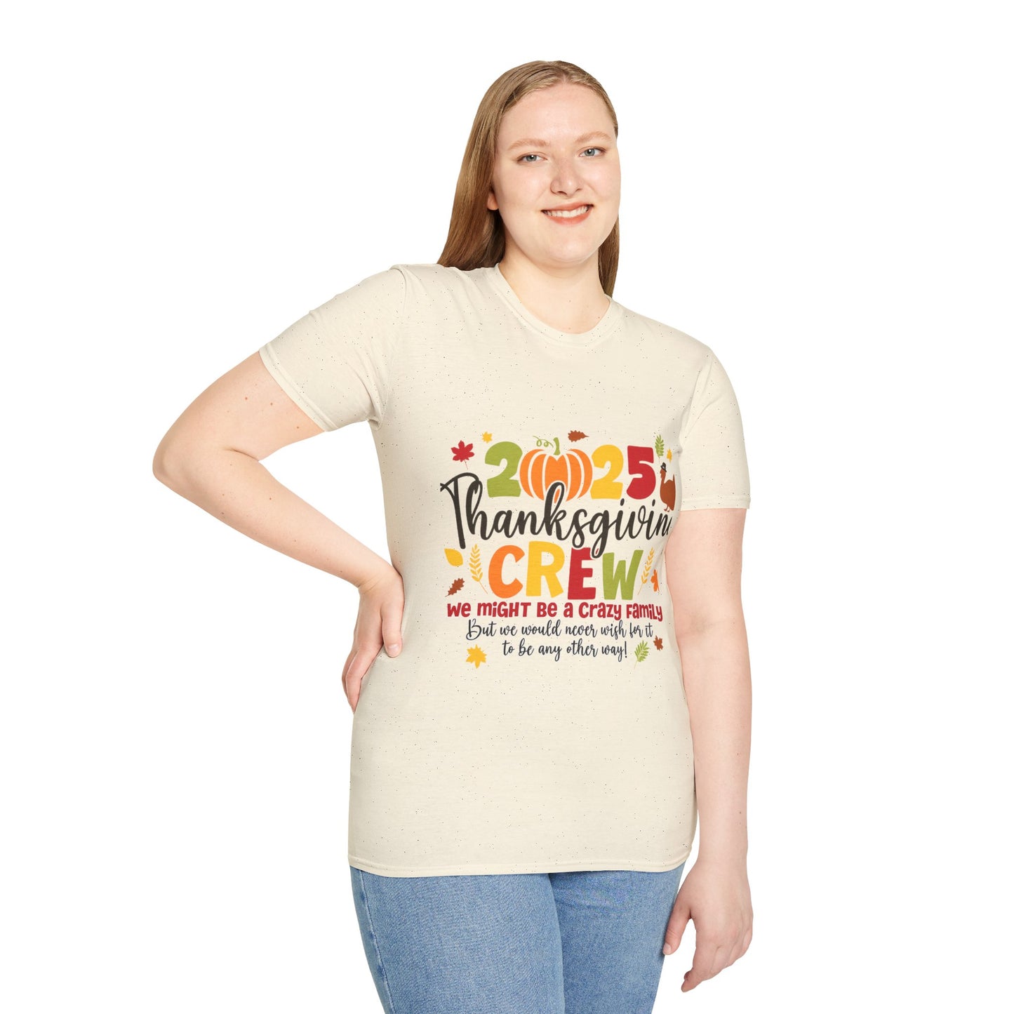 Thanksgiving 2025 Shirt | Family Thanksgiving Crew Tee | Funny Holiday Matching Outfit | Fall Pumpkin Turkey T-Shirt
