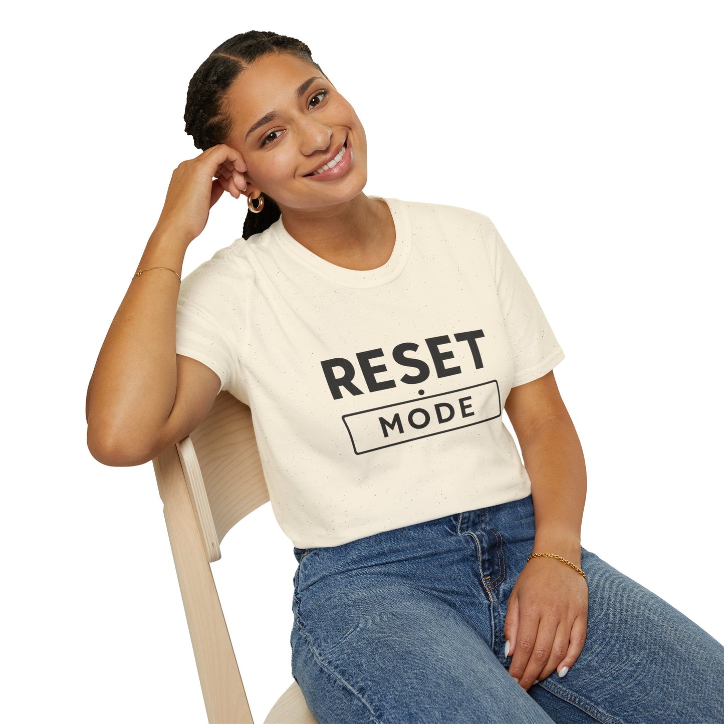 Reset Mode T-Shirt | Minimalist Motivational Graphic Tee