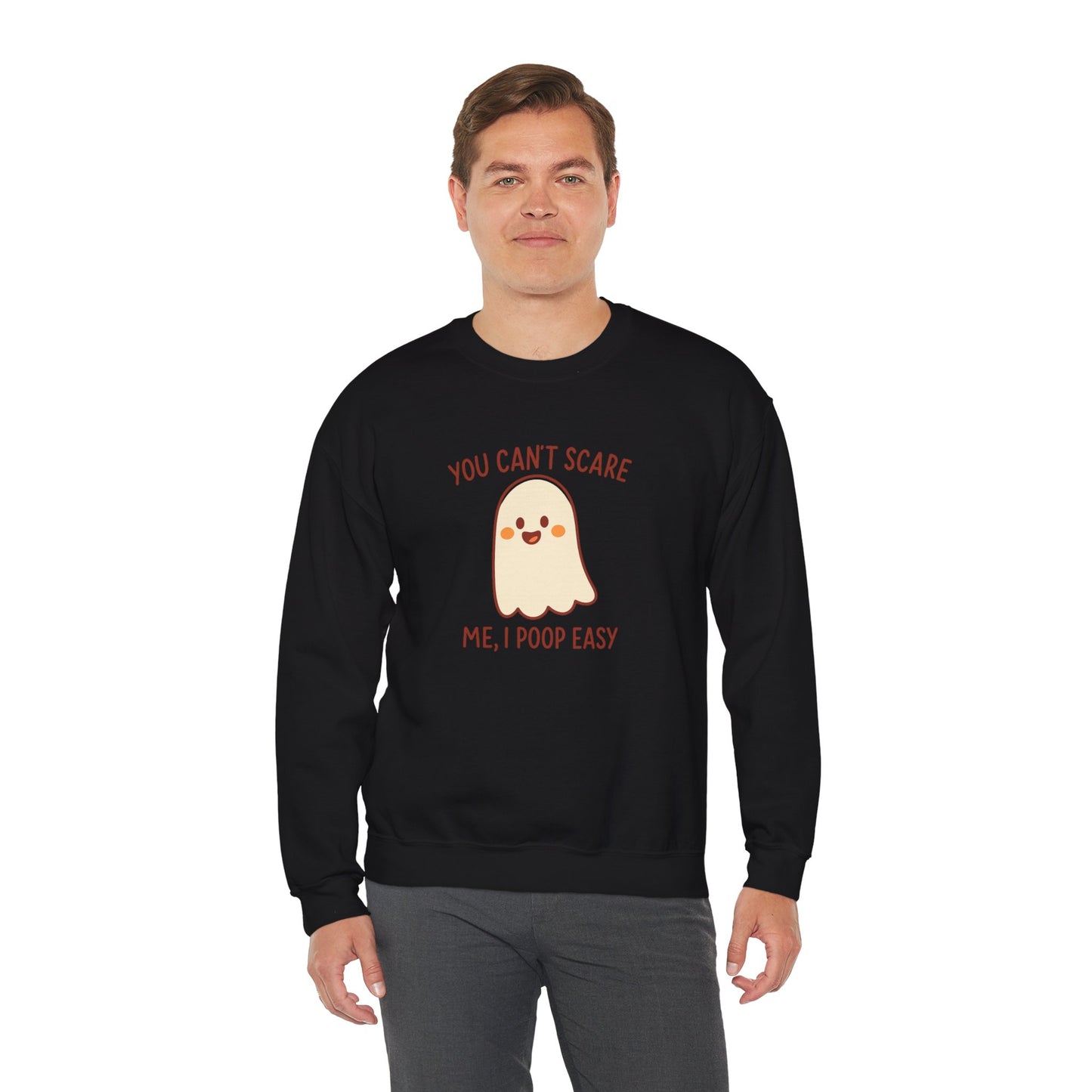 Funny Ghost Sweatshirt | Cozy Crewneck Pullover | Halloween Apparel | Unisex Casual Wear | Fall Pun