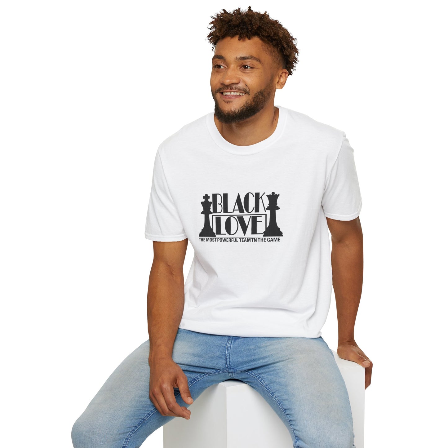 Black Love Chess Tee | "Black Love: A Most Powerful Team in the Game" Graphic T-Shirt