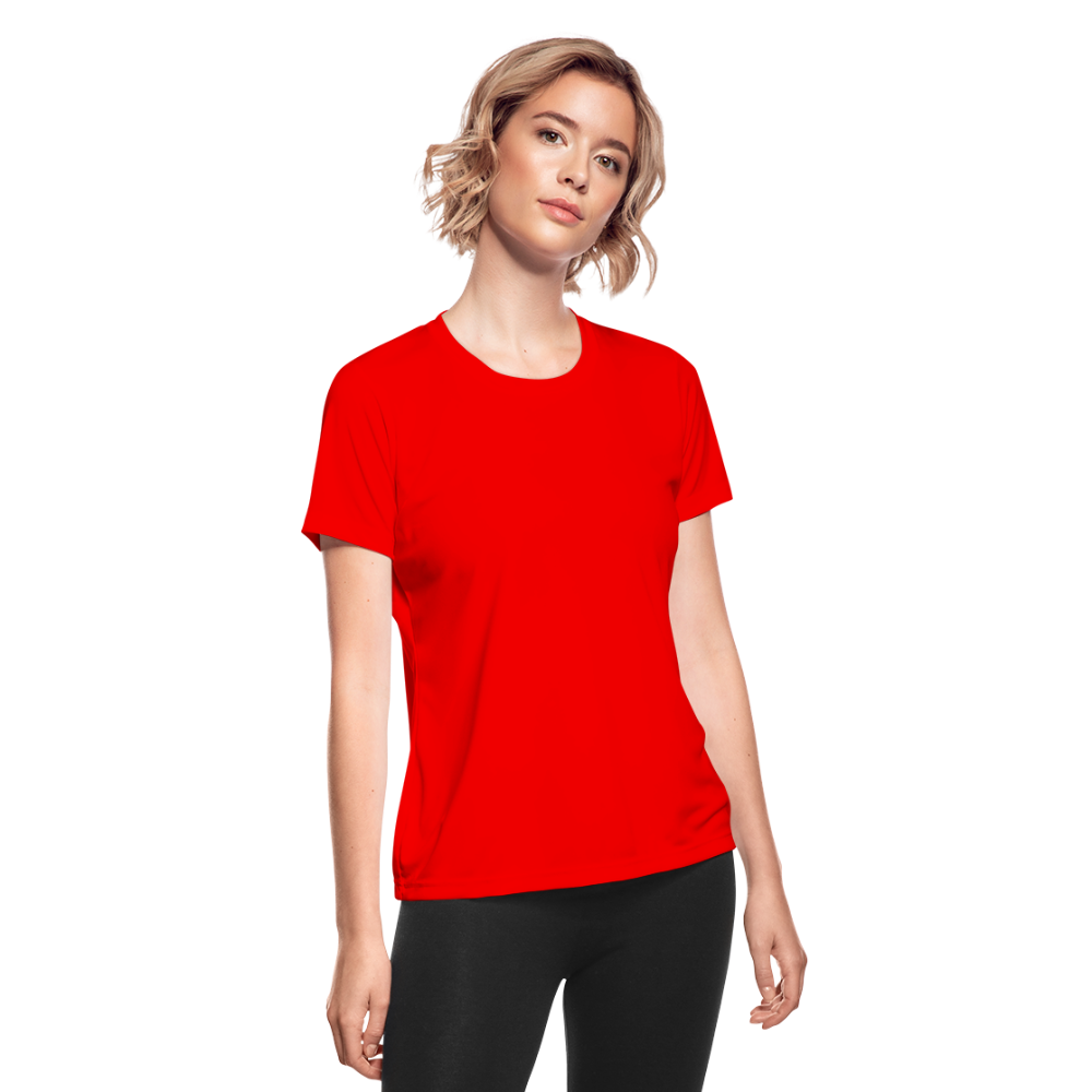 Women's Moisture Wicking Performance T-Shirt - red