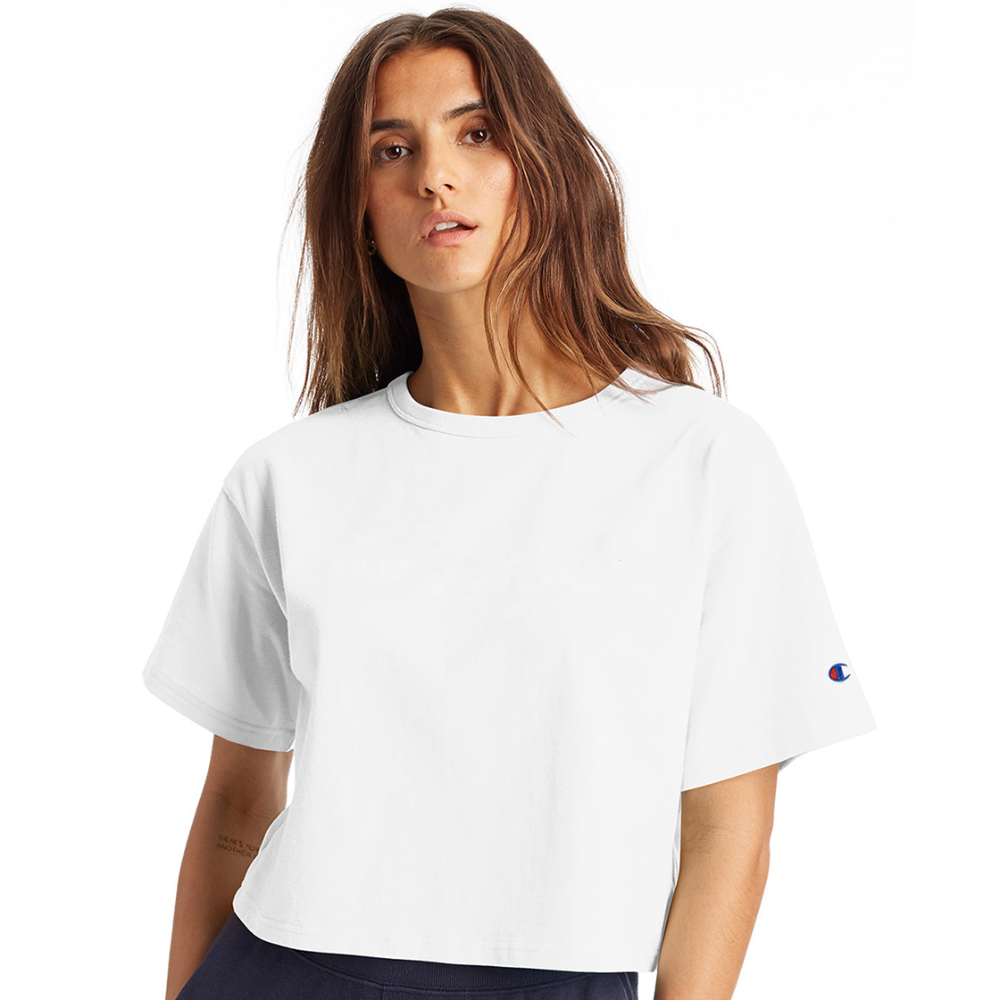 Champion Women’s Cropped T-Shirt - white