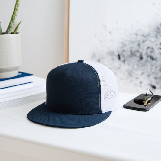 Trucker Hat - navy/white