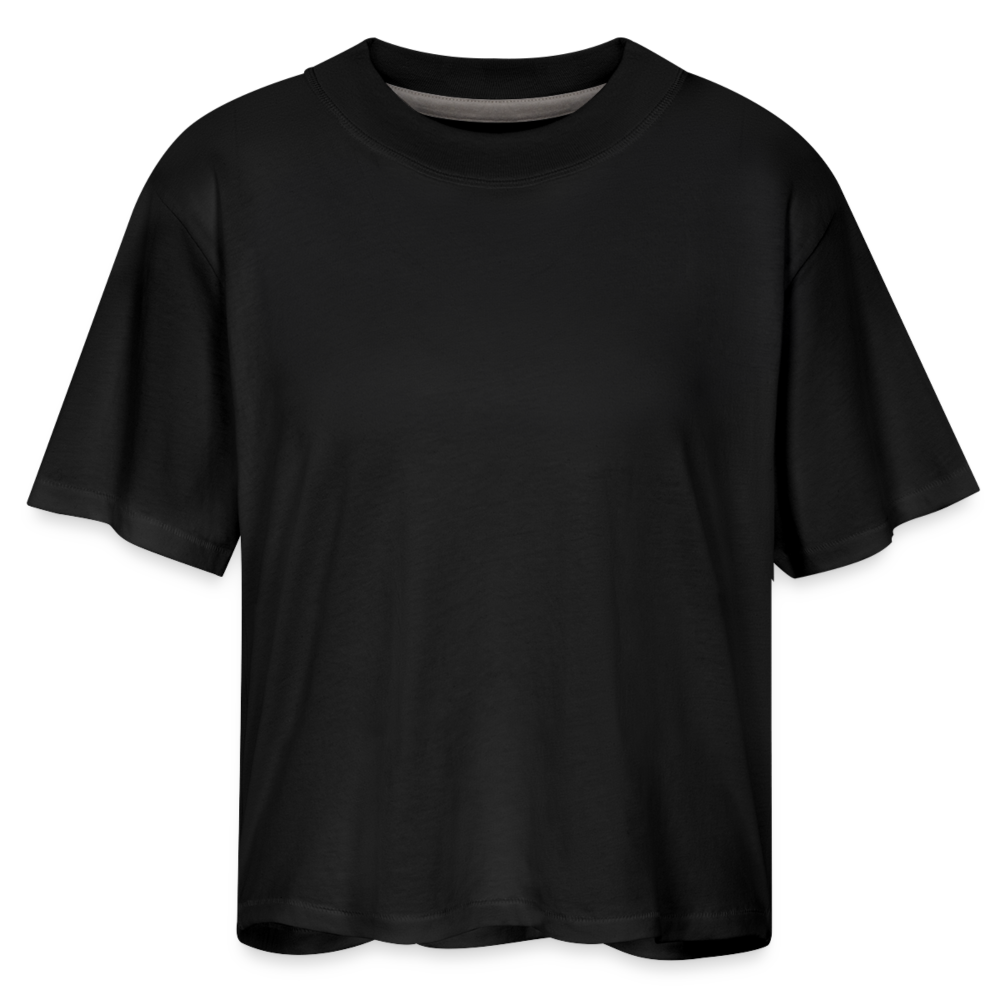 Women's Boxy Tee - black