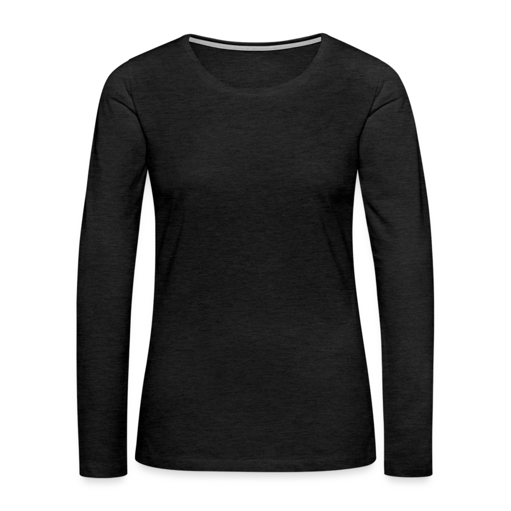 Women's Premium Long Sleeve T-Shirt - charcoal grey