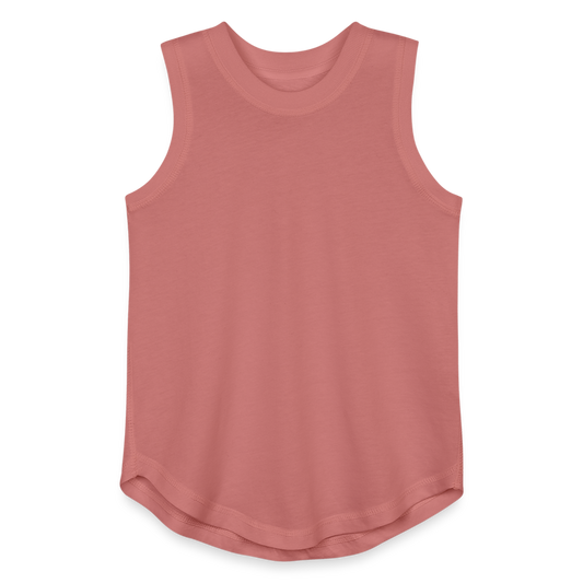 Youth Girls Relaxed Tank Top - mauve