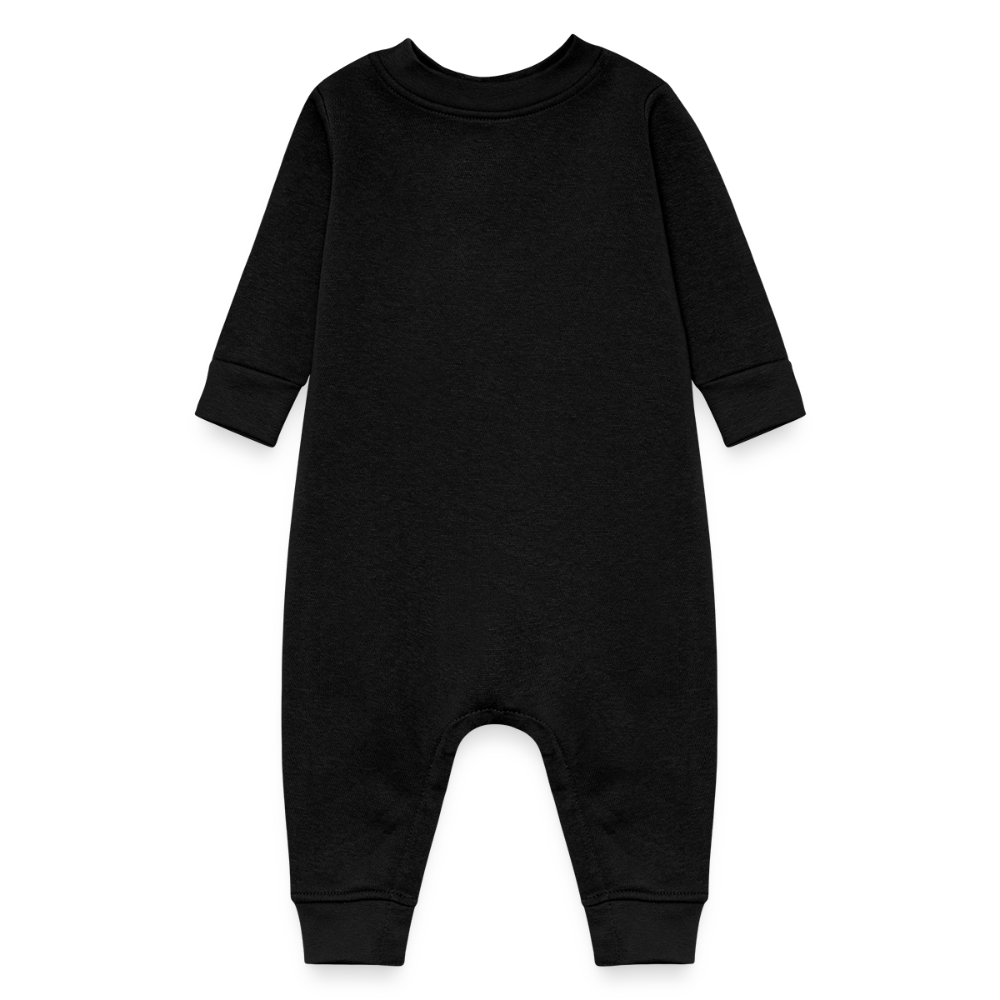 Baby Fleece One Piece - black