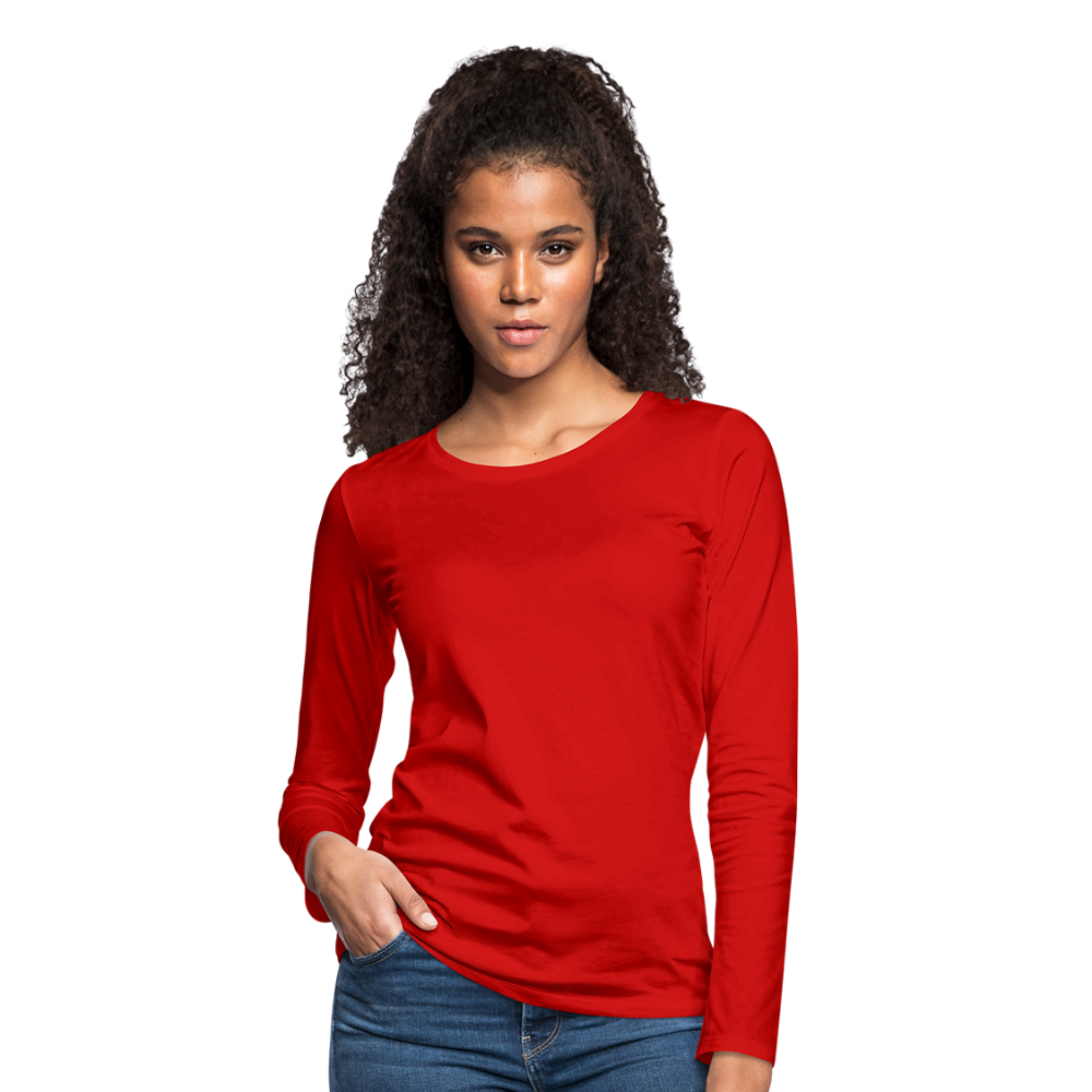 Women's Premium Long Sleeve T-Shirt - red