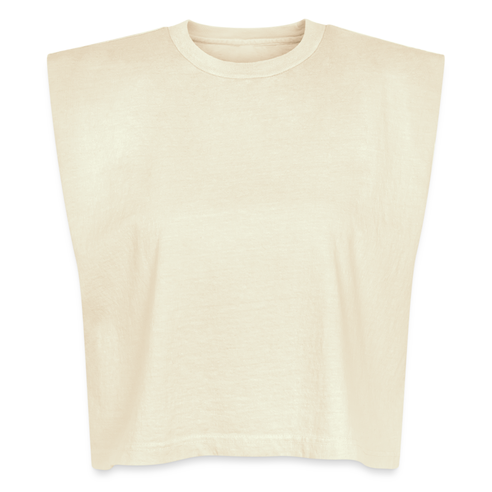 American Apparel Women's Garment Dyed Muscle Tank - faded cream