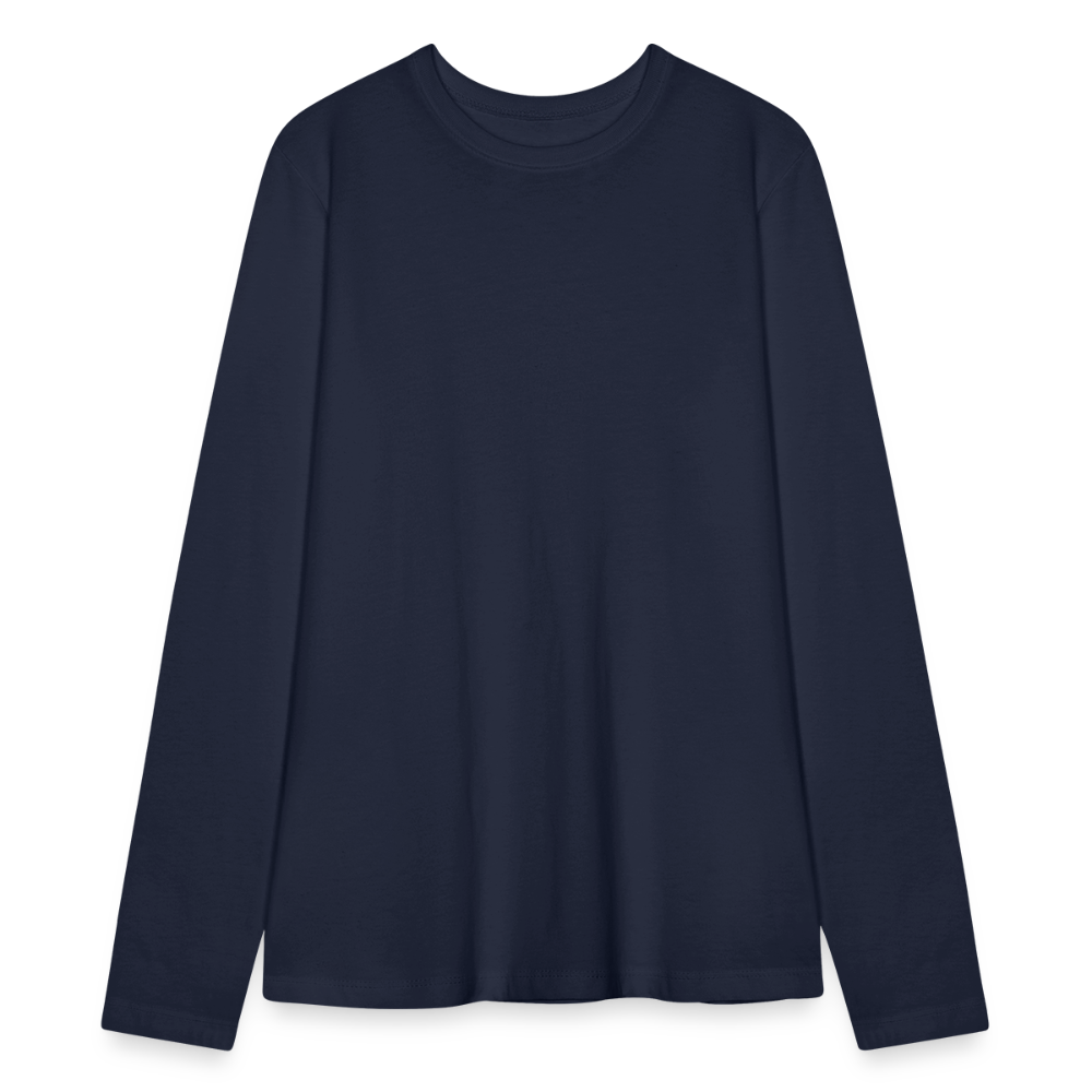 Bella + Canvas Women's Long Sleeve T-Shirt - navy