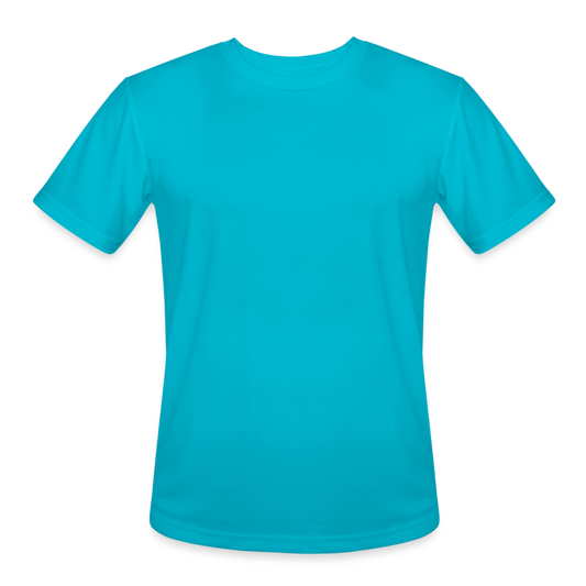 Men’s Moisture Wicking Performance T-Shirt - turquoise