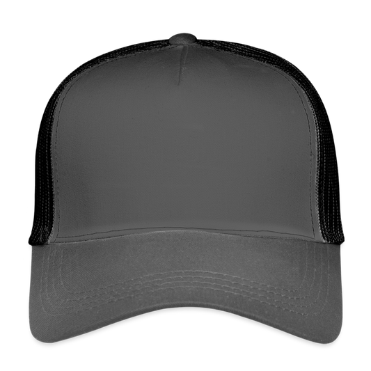 Eco Trucker Cap - smoke grey/black