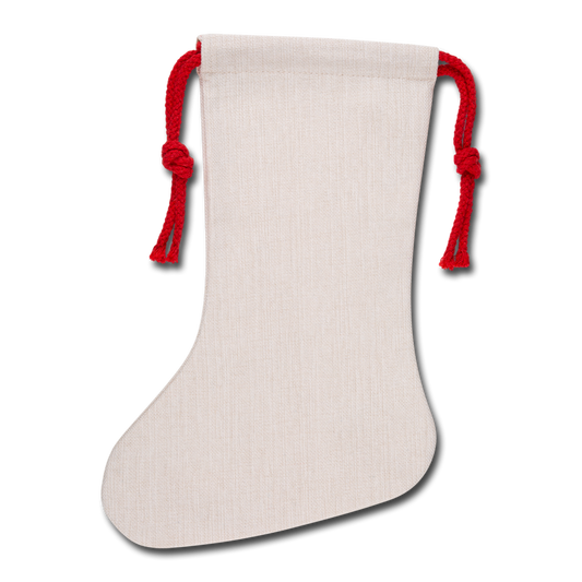 Natural Holiday Stocking - natural