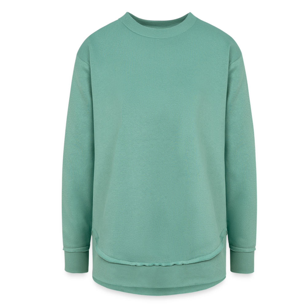 Women's Weekend Tunic Fleece Sweatshirt - saltwater