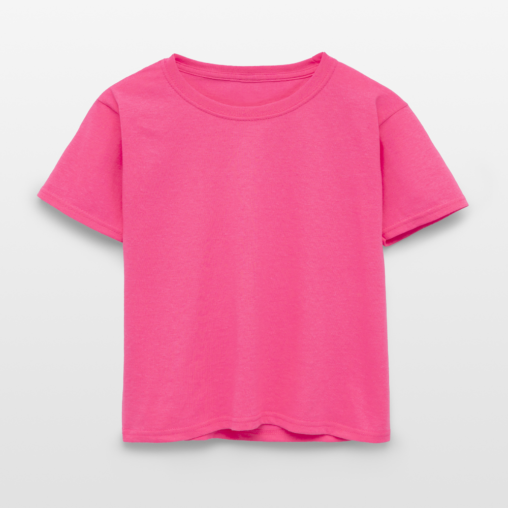 Kid's 50/50 Neon T-Shirt - neon pink