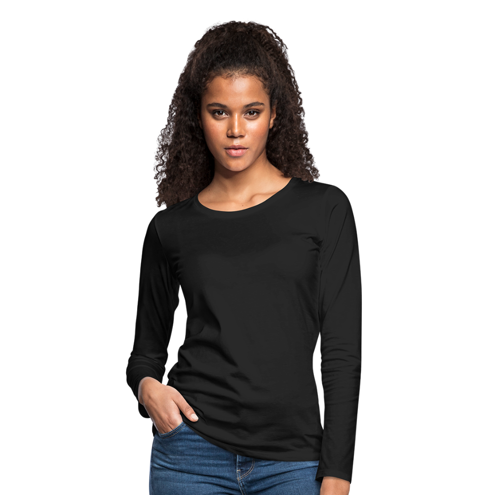 Women's Premium Long Sleeve T-Shirt - black