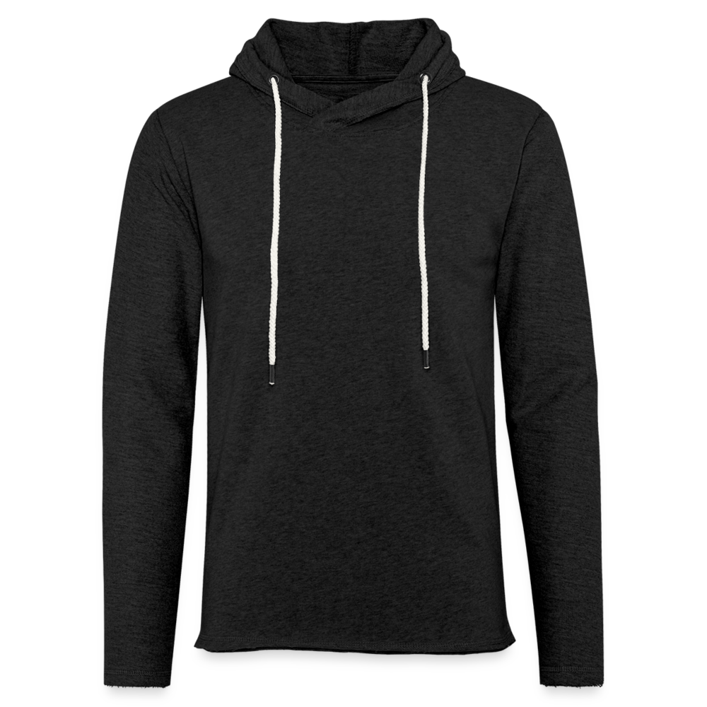 Unisex Lightweight Terry Hoodie - charcoal grey