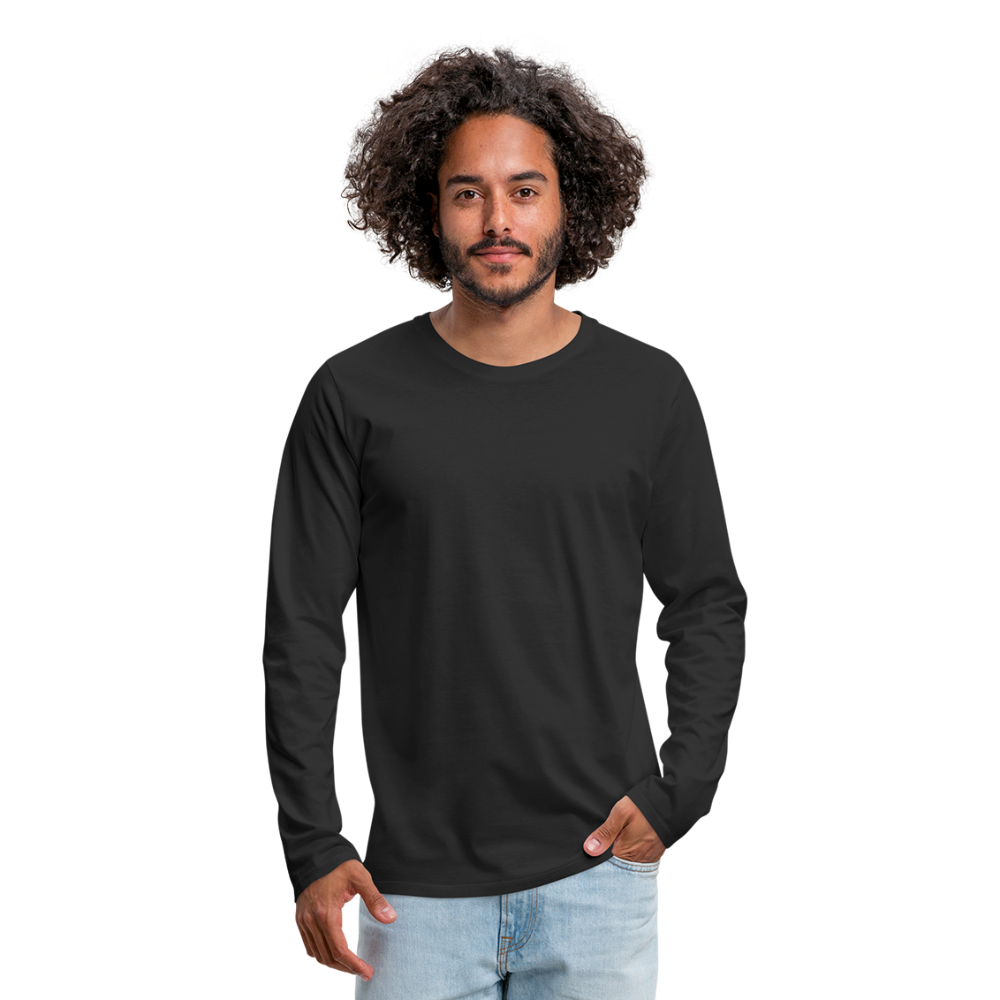 Men's Premium Long Sleeve T-Shirt - black