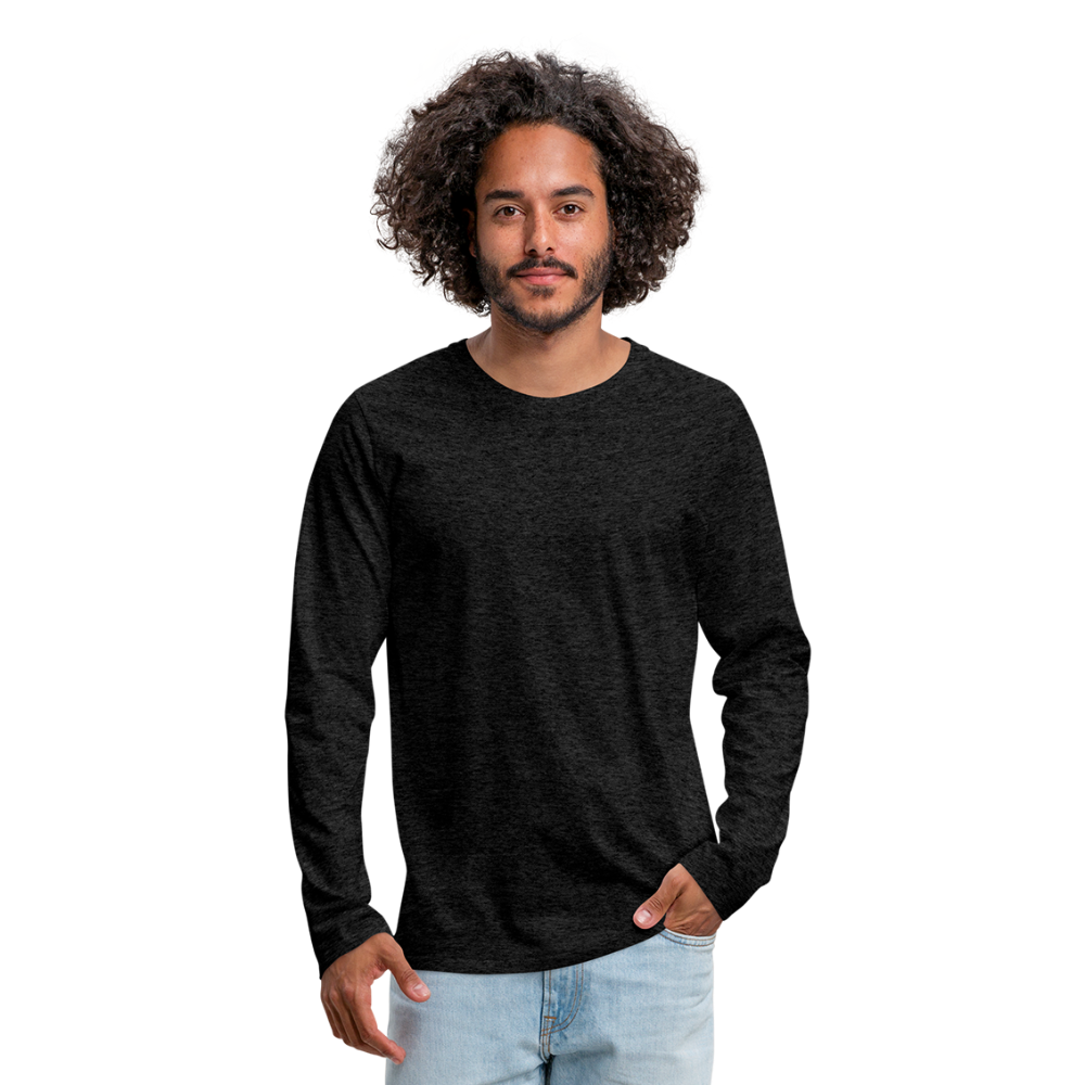 Men's Premium Long Sleeve T-Shirt - charcoal grey