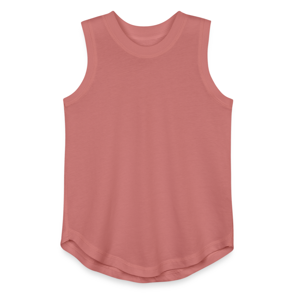 Youth Girls Relaxed Tank Top - mauve