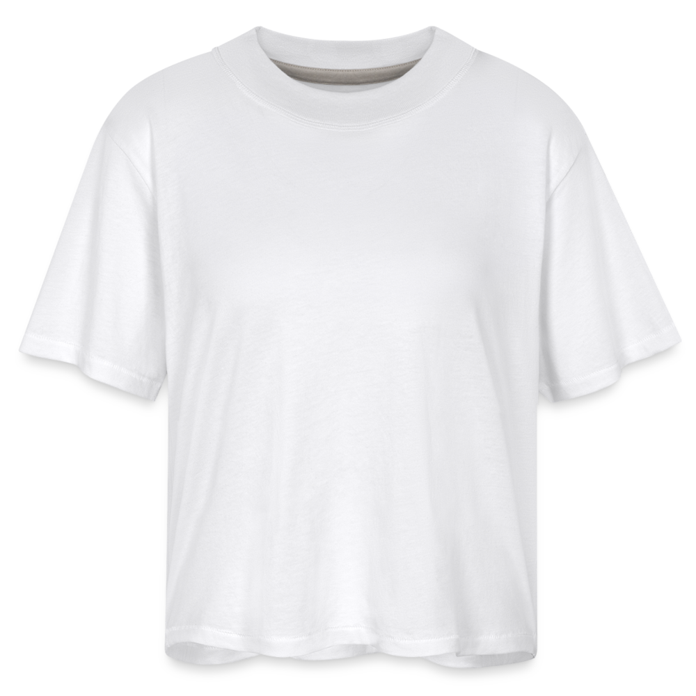 Women's Boxy Tee - white