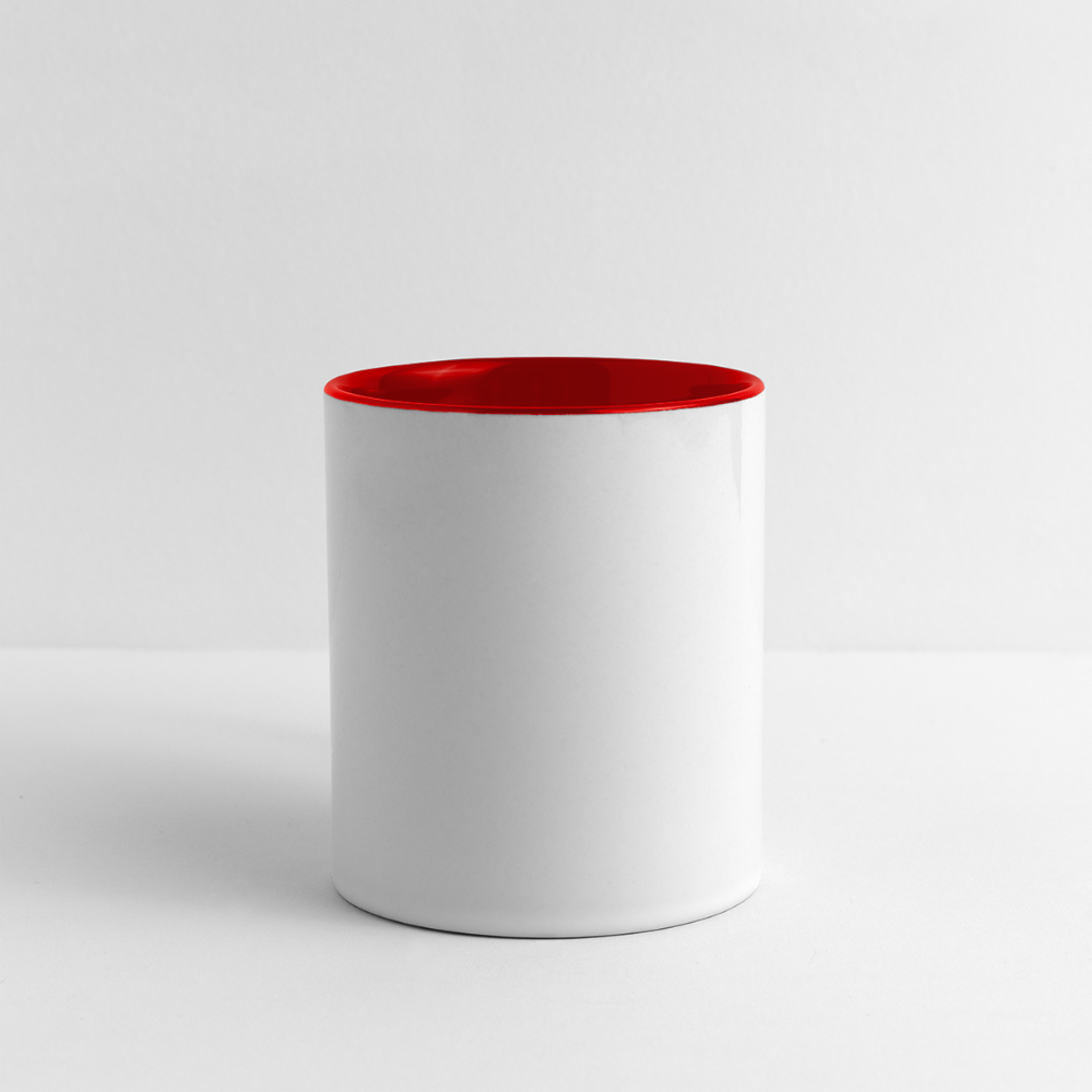 Contrast Coffee Mug - white/red