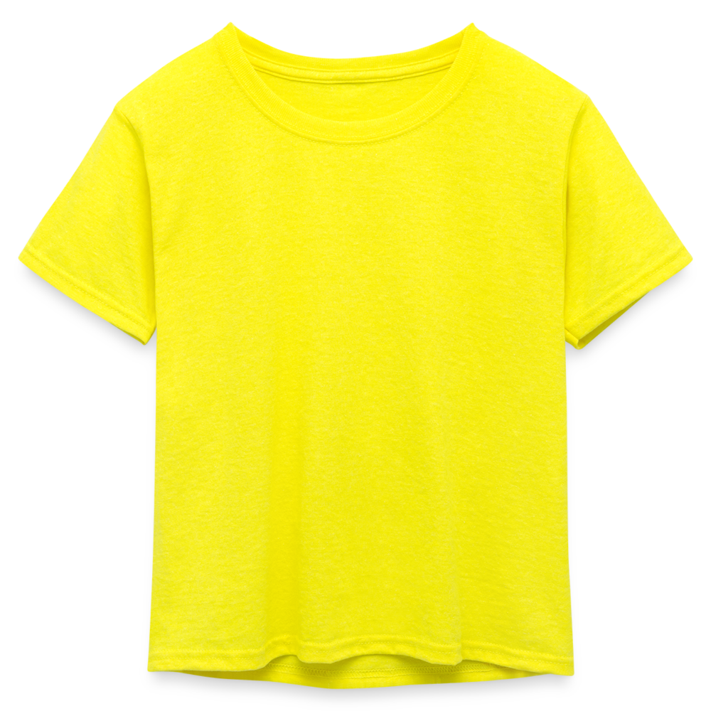 Kid's 50/50 Neon T-Shirt - neon yellow