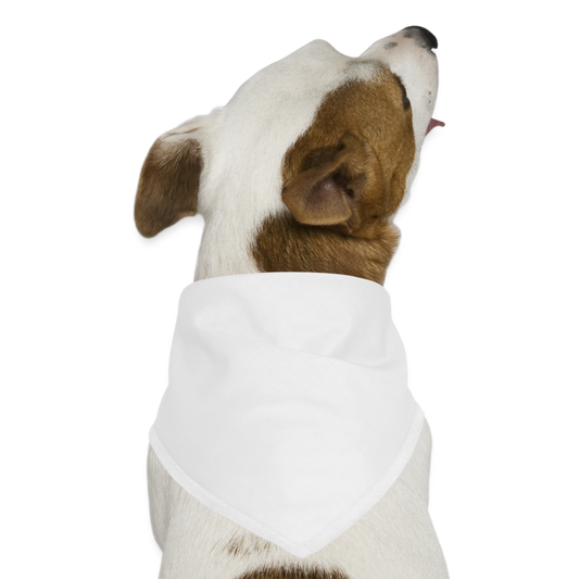 Dog Bandana - white