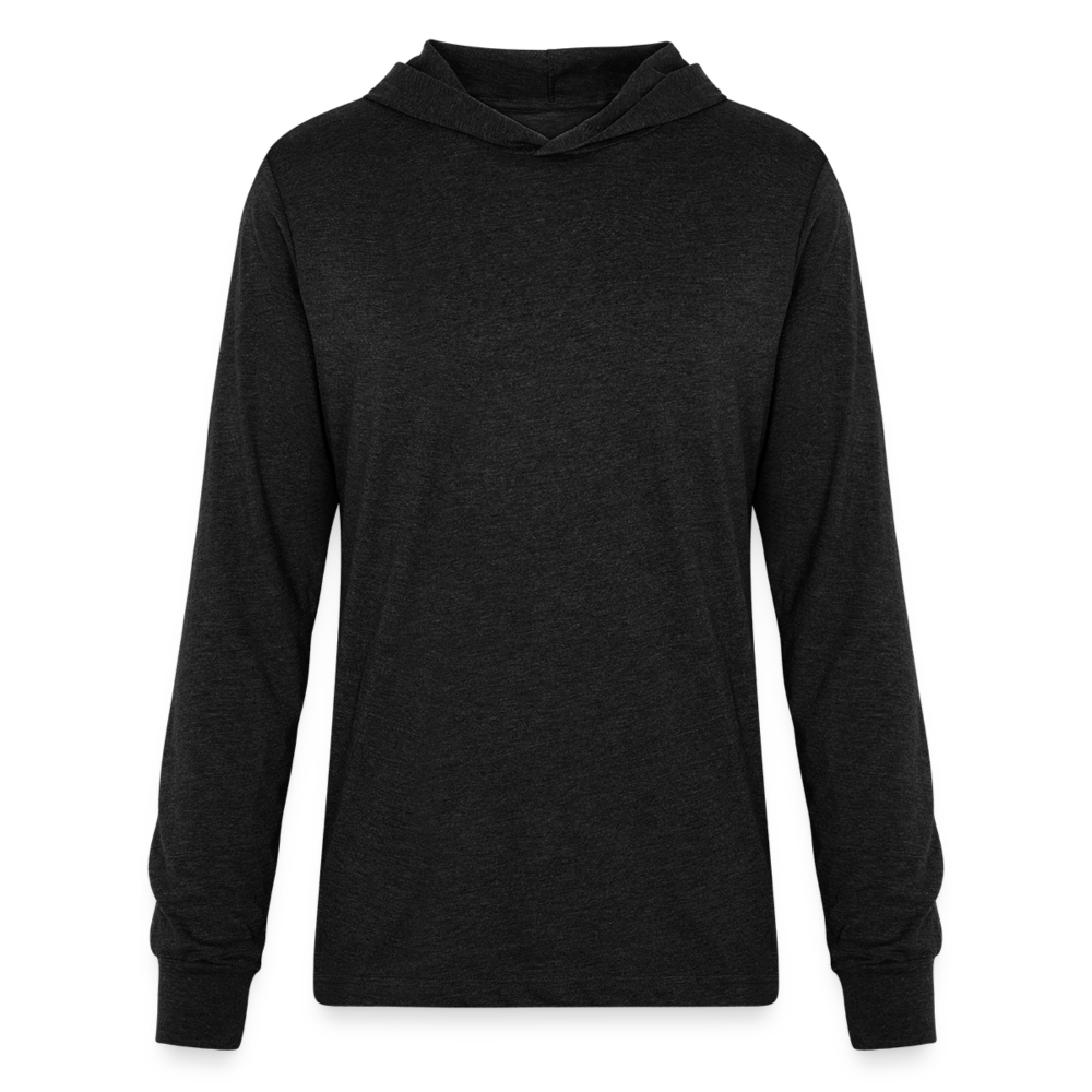 Unisex Long Sleeve Hoodie Shirt - heather black